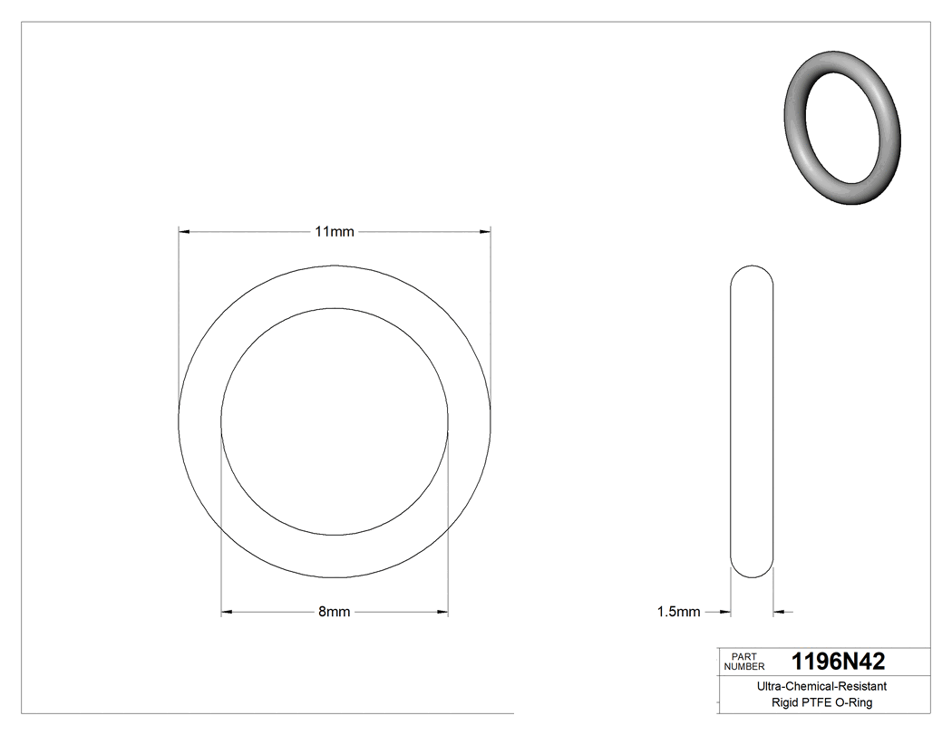 Technical drawing - 1196N42